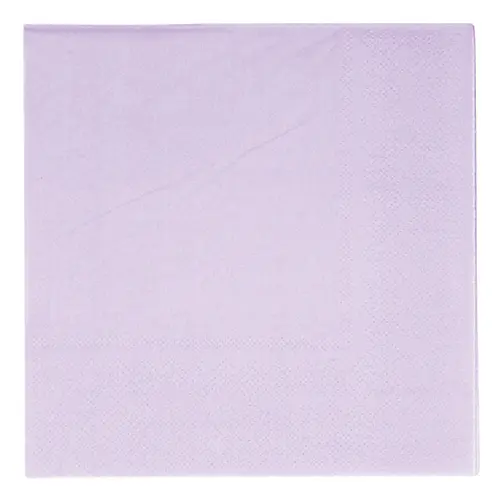 Lot de 20 Serviettes Papier Décor Violet - Reithmuller