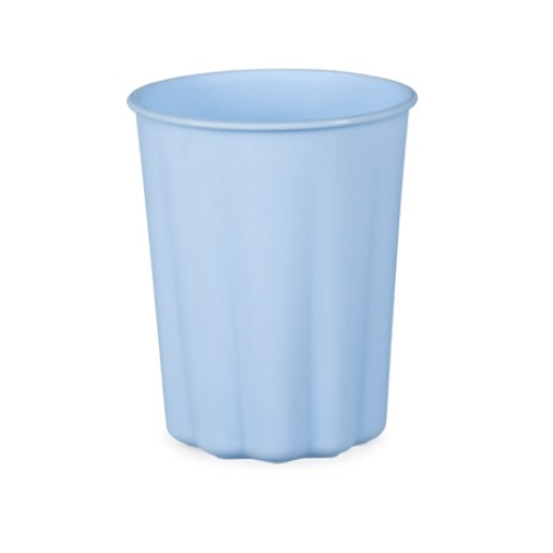 Lot De 4 Verres 220ml Bleu (Plastique recyclable) - Party Deco