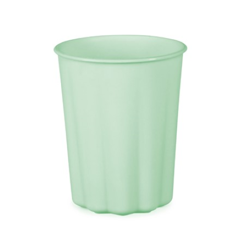 [KPL1-109] Lot De 4 Verres 220ml Vert (Plastique recyclable) - Party Deco