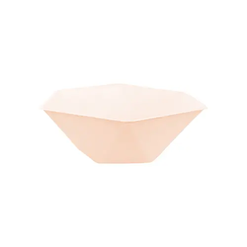 [9918262] Lot de 6 Bols Hexagonaux Décor Abricot