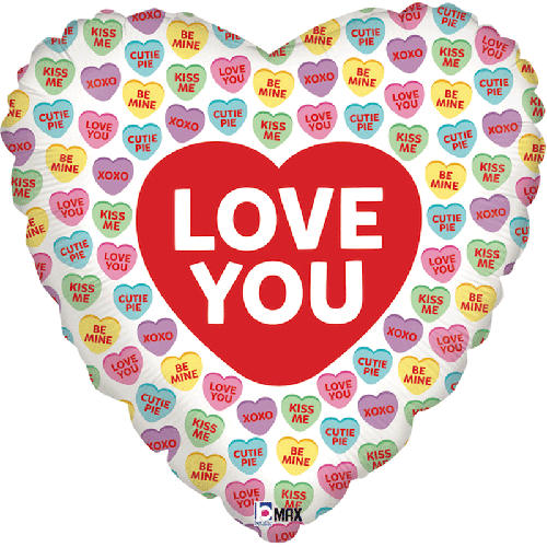 Love You Conversation Heart - Grabo