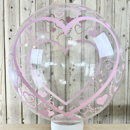 Bubble T-Balloons 555Mm Print-Love Heart - Takarakosan