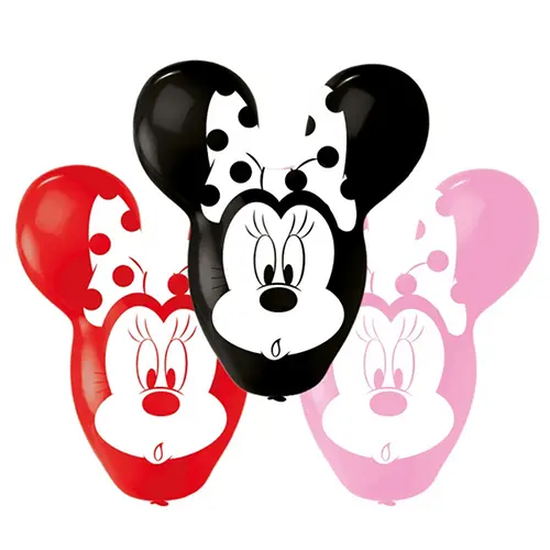 [9903670] Ballons Latex Forme Oreille De Minnie - Licence