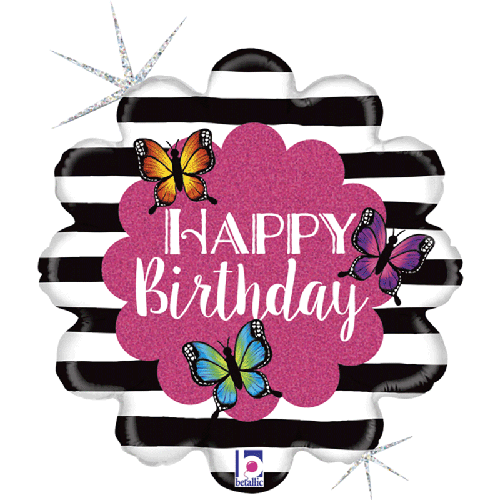 Radiant Butterfly Birthday - Grabo