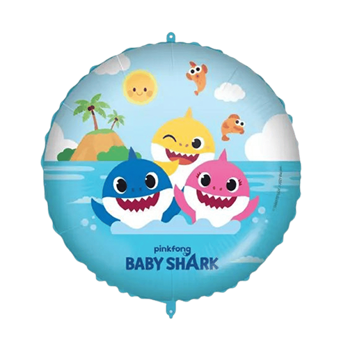 [P92977] Alu Rond Baby Shark - Licence