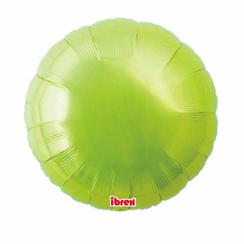Ballons Aluminium Ronds Metallic Limette - Takarakosan