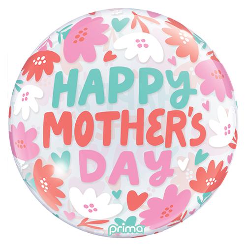 [PS-0168-20] Sphère Happy Mother's day heart and daisies - Prima
