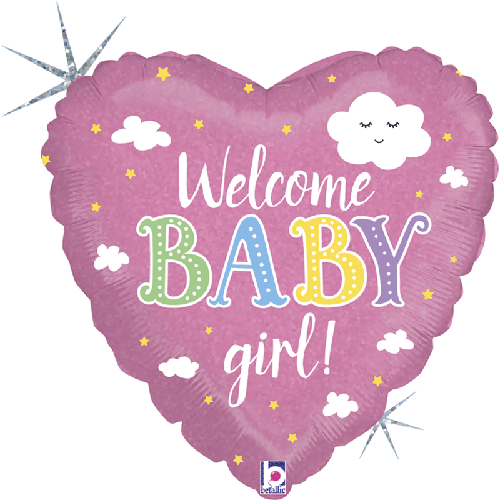 [G36875H-P] Welcome Baby Girl - Grabo