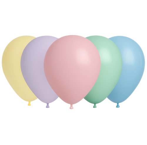 [P30ASSORTIS] Ballons Assortiment Pastel - ABC