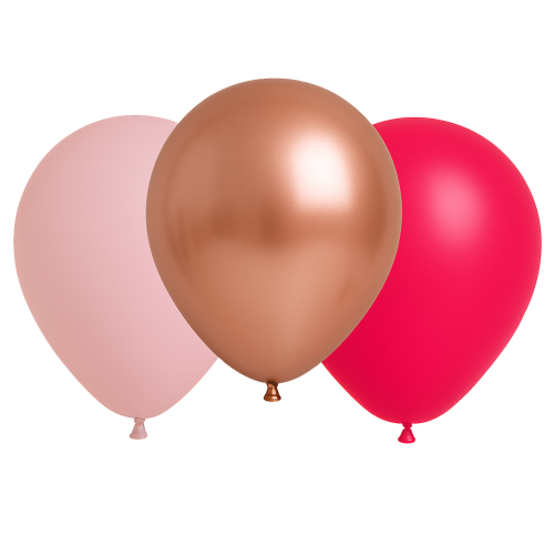 [CH30CAMROSE] Ballons Camaïeu de roses - ABC