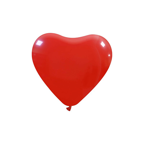 [GPF/27.04] Ballons Latex Cœur Rouge - Cattex (8" (20 cm))