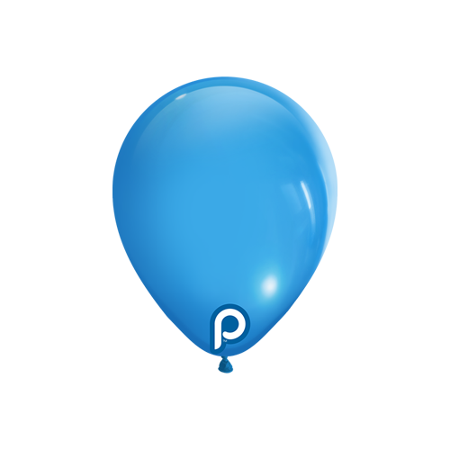 [PL-BBRD-5] Ballons Bluebird - Prima (5" (13 cm), 100 pièces)