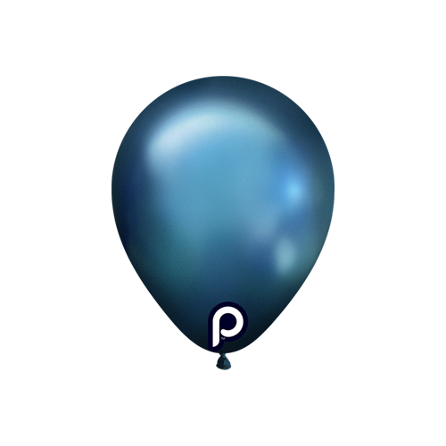 [PL-GBLU-5] Ballons Glam TM Blue - Prima (5" (13 cm), 100 pièces)