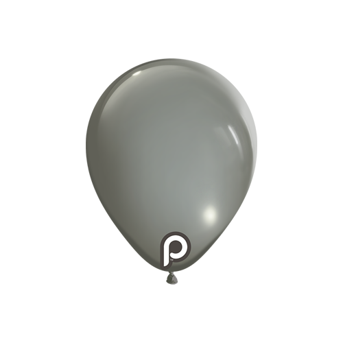 [PL-GRAY-5] Ballons Gray - Prima (5" (13 cm), 100)