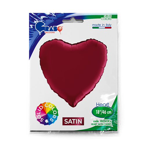 Coeur Satin Cerise - Grabo