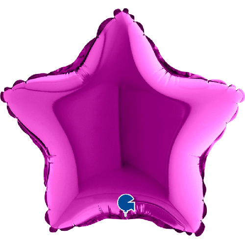 Ballons Aluminium Étoiles Violet - Grabo