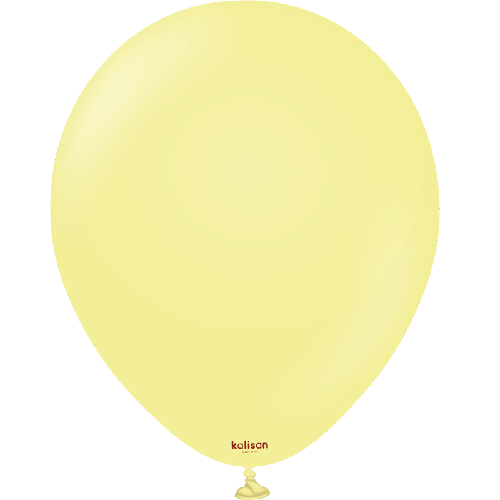 [10530051] Macaron Yellow - Kalisan (5" (13 cm), 100 pièces)