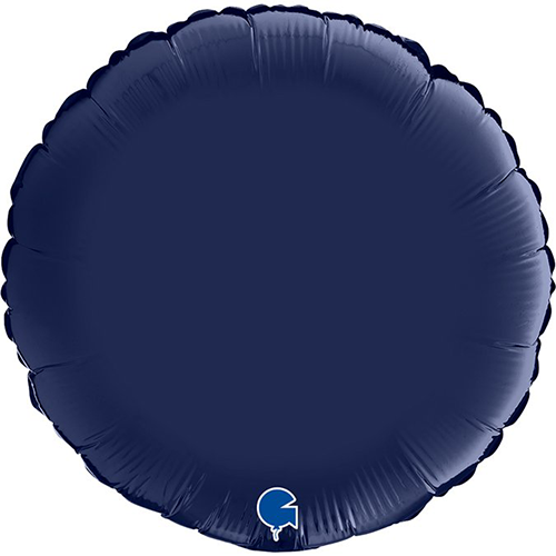 Rond Satin Bleu Marine - Grabo