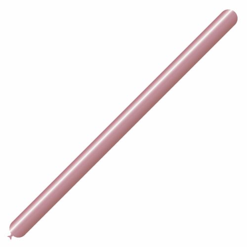 [HG260-50B07] Ballons À Modeler Brillant Rose Gold - Balloonia