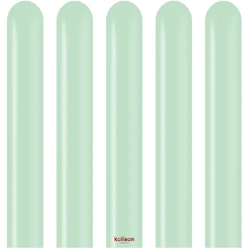 Ballons À Modeler Macaron Green - Kalisan