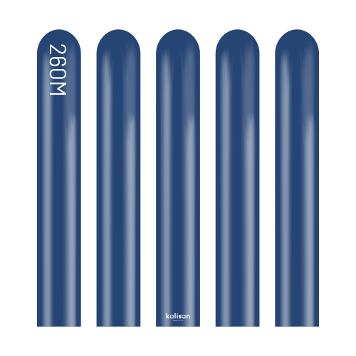 [10270201] Ballons À Modeler Metallic Midnight Blue - Kalisan