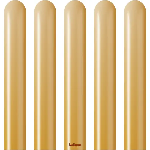 [10250012] Ballons À Modeler Mirror Gold - Kalisan