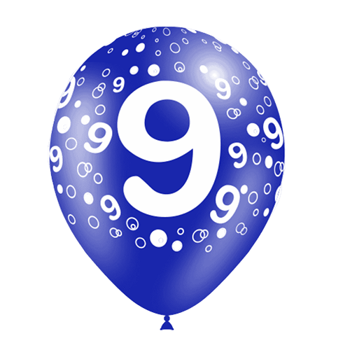 Ballons Chiffre Assortis - Balloonia