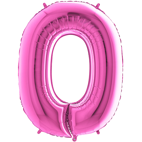 Ballons Aluminium Chiffres Fuchsia - Grabo