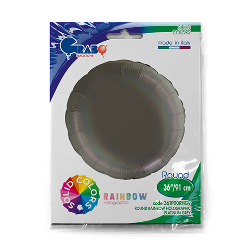 Rond Holo Gris Platine - Grabo