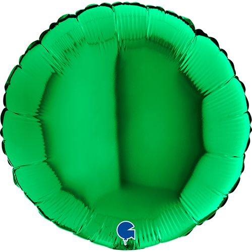 Ballons Aluminium Ronds Vert - Grabo