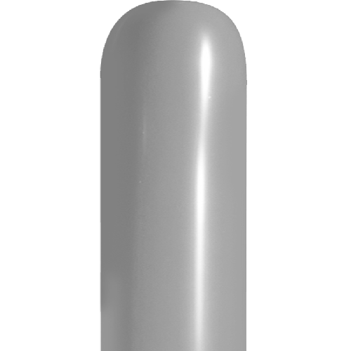 Ballons À Modeler Metal Argent - Balloonia