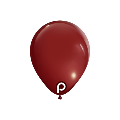 [PL-BURG-5] 100 Ballons 5" Burgundy - Prima