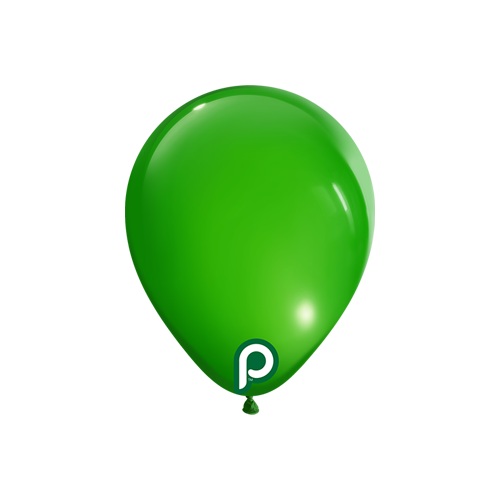 [PL-LIME-5] 100 Ballons 5" Lime Green - Prima