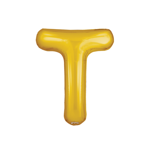 [PF-GLDT-16] Poche de 2 Alu 16" lettre T Gold - Prima