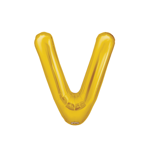 [PF-GLDV-16] Poche de 2 Alu 16" lettre V Gold - Prima