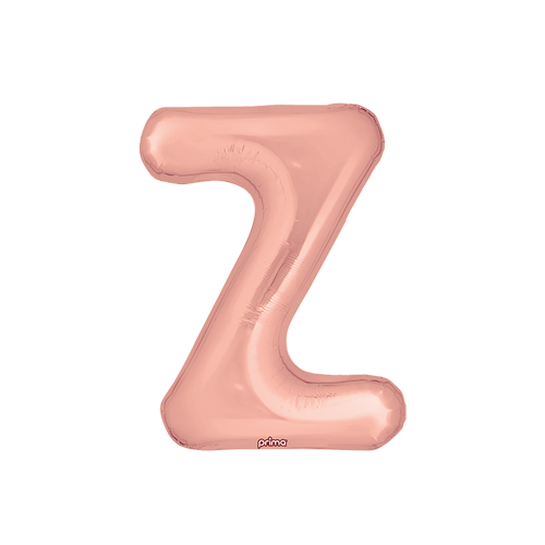 [PF-RGDZ-16] Poche de 2 Alu 16" lettre Z Rose Gold - Prima