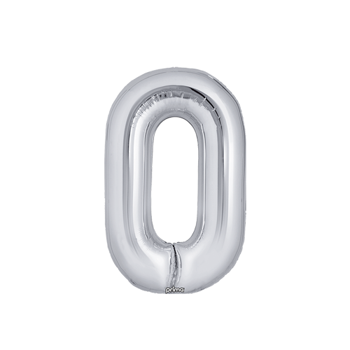[PF-SLVO-16] Poche de 2 Alu 16" lettre O Silver - Prima