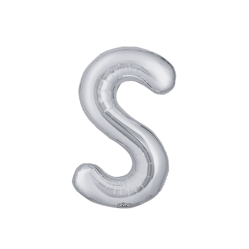 [PF-SLVS-16] Poche de 2 Alu 16" lettre S Silver - Prima