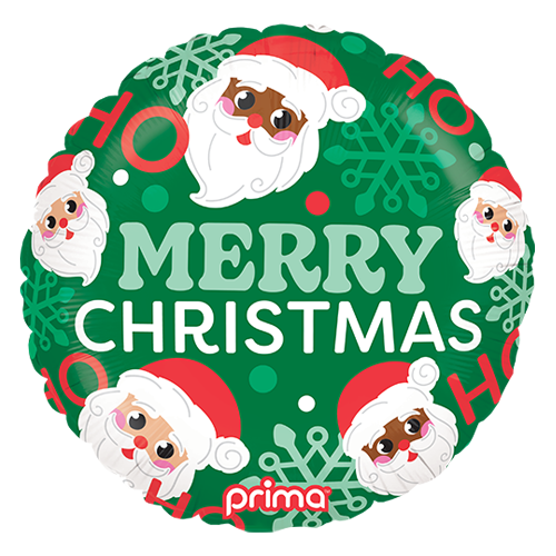 [PF-0017-18] 18" Rond HoHo Happy Santa - Prima