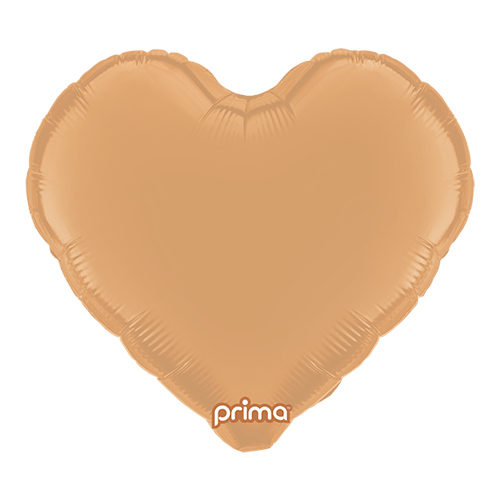 [PF-CMHT-18] 1 Alu 18" Heart Caramel - Prima