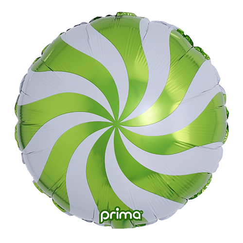 [PF-LSWL-18] 1 Alu 18" Candy Swirl Lime - Prima