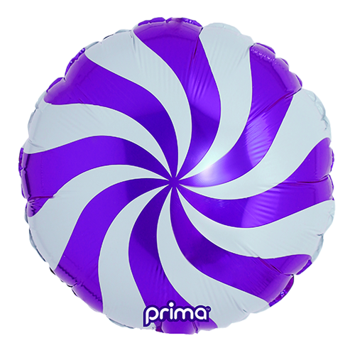 [PF-PSWL-18] 1 Alu 18" Candy Swirl Purple - Prima