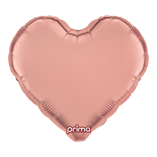 [PF-RGHT-18] 1 Alu 18" Heart Rose Gold - Prima