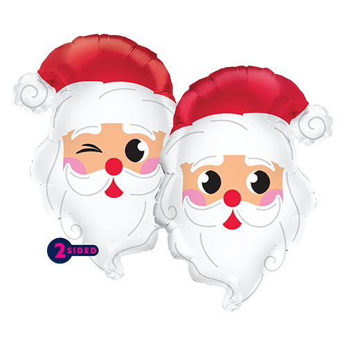 [PF-0047-22] 22" Light Skin Santa Head Special Shape - Prima