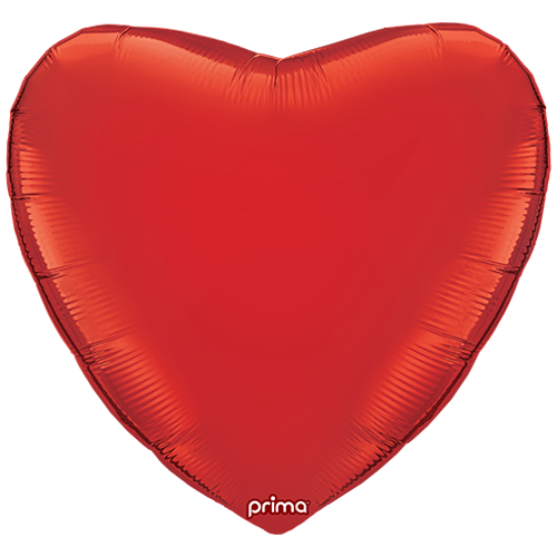 [PF-RDHT-32] 1 Alu 32" Heart Red - Prima
