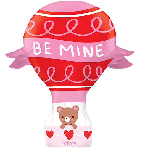 [PF-0092-40] 40" Be Mine Hot Air Balloon Shape - Prima
