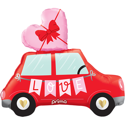 [PF-0098-41] 41" Love Car Shape - Prima