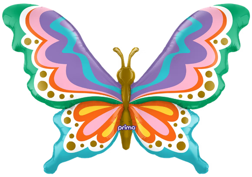 [PF-0143-44] 44" Groovy Butterfly Shape - Prima