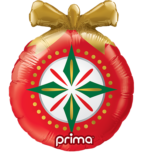 [PF-0043-9] 9" Air-filled Christmas Ornament Shape - Prima