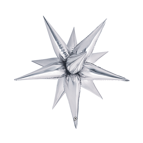 [PF-SVSB-26] 1 Déco TM 26" Starburst Silver -Prima